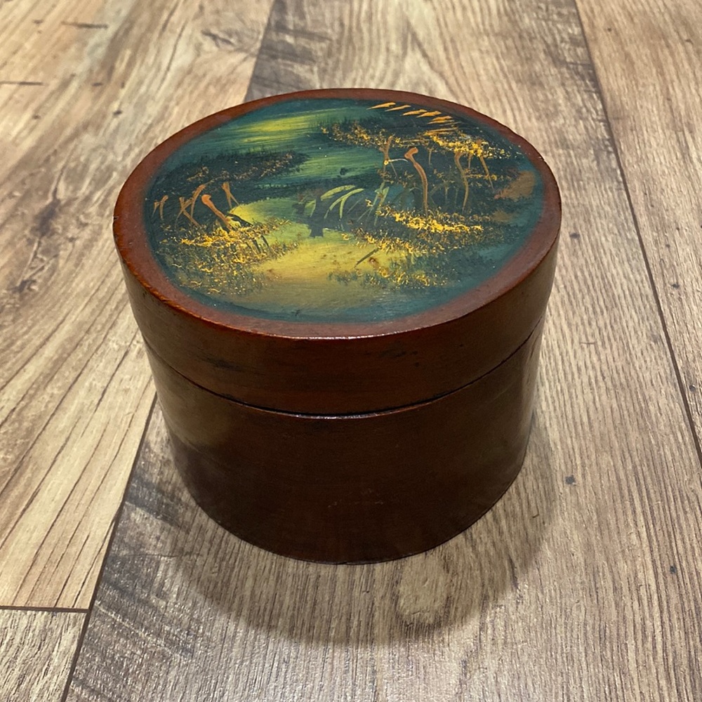 Hand painted Wooden Box